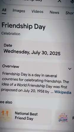 FRIENDSHIP DAY