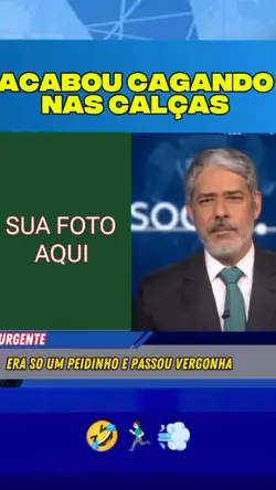 cagou nas calças 