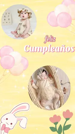 feliz cumple bebe