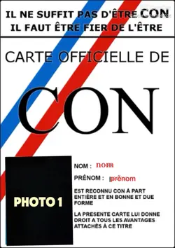 Carte officiel 🤓