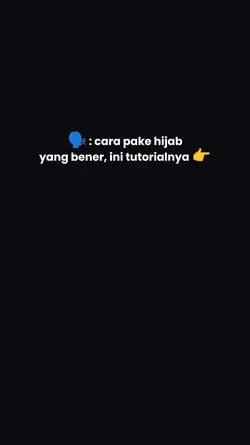 cara pake hijab yg