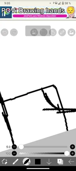 POV: Drawing hands