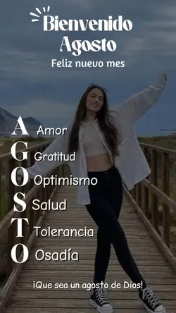 Bienvenido agosto 