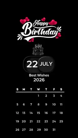 Birthday 22 July