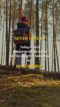 NEVER GIVE UP