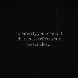 comfort characters =