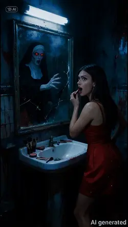 AI Nun Halloween 
