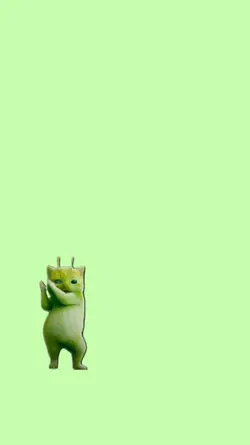 green cat dance