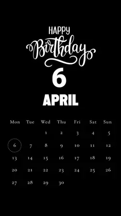 HBD 6 APRIL 2026