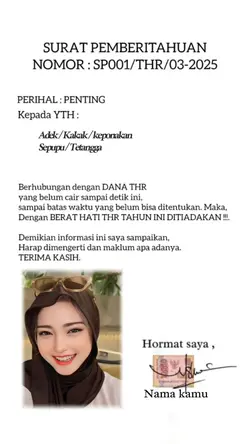 surat pemberitahuan 