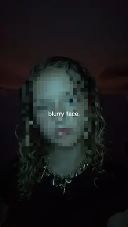 blurry face 