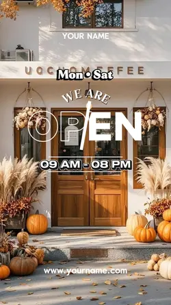WE ARE OPEN