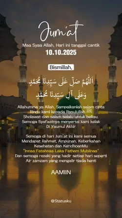 Jumat tanggal cantik