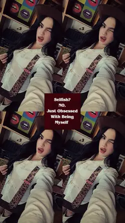 SELFISH? NO!