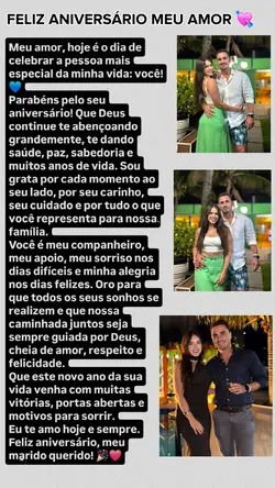 parabéns amor
