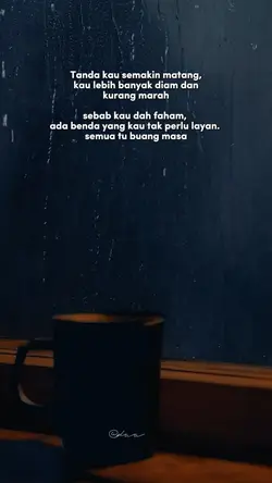 Tanda kau matang