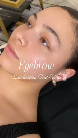 Eyebrow lamination
