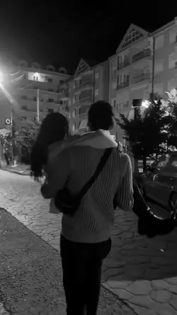 couple black white