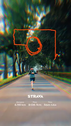Strava Footsteps