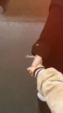 i finally held your