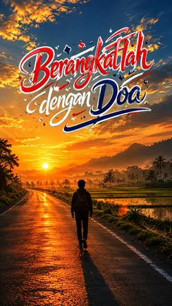 berangkat dengan doa