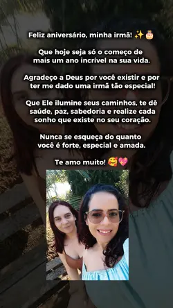 Aniversário irmã 