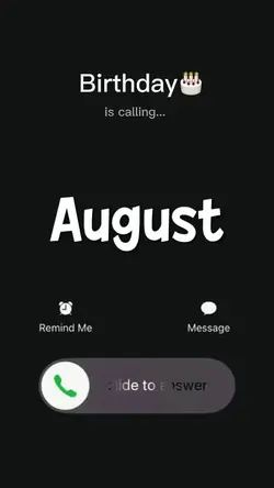August Birthdays