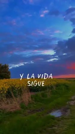 y la vida sigue...