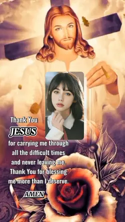 Thank you Jesus 