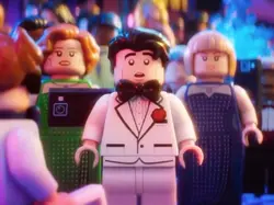 Lego admirando 