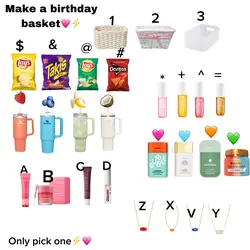 Make a birthday bask