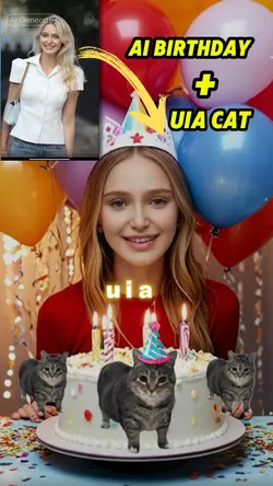 AI Birthday+ uia cat