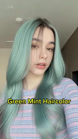 Green Mint Haircolor