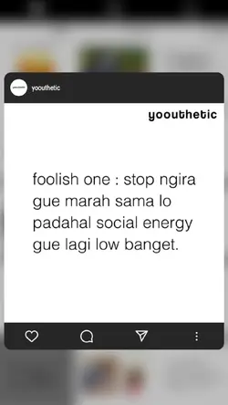 foolish one