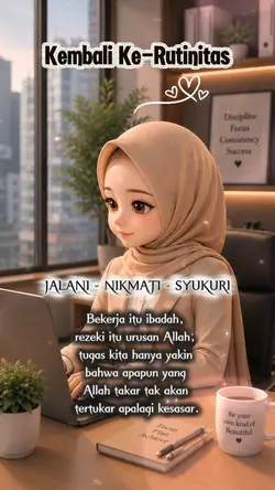 kembali ke rutinitas