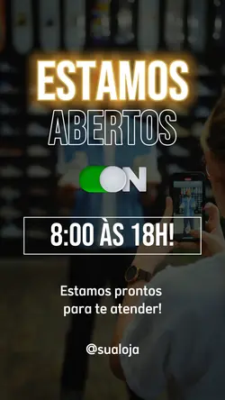 ESTAMOS ABERTOS