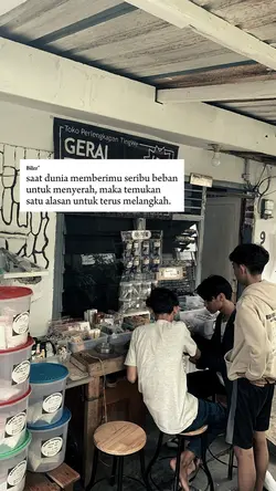 alasan untuk terus