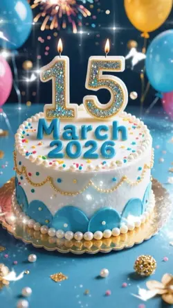 Birthday 15 March