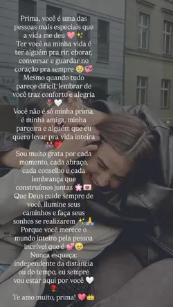 para minha prima