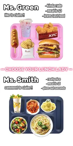 Choose Your Lunch!!