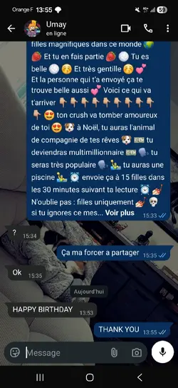 messages anniv