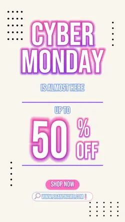 Minimalist Style Cyber Monday Sale