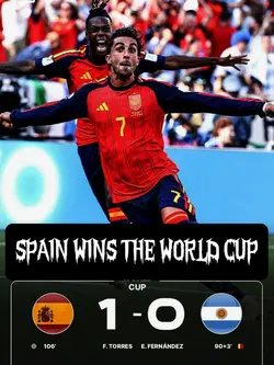 SPAIN ARE CHAMPIONS