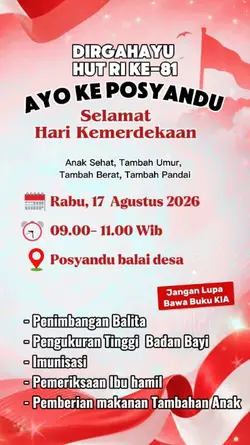 Posyandu HUT RI 81 