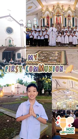 My first Communion