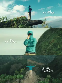 no map no plan just