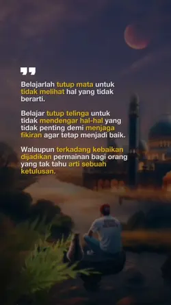 Belajar tutup mata
