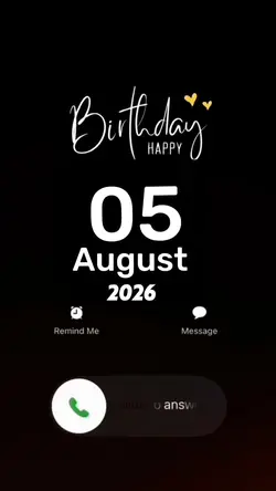 Hbd 05 August 2026