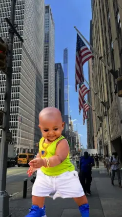 cute baby cool dance