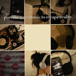 pov she loves music